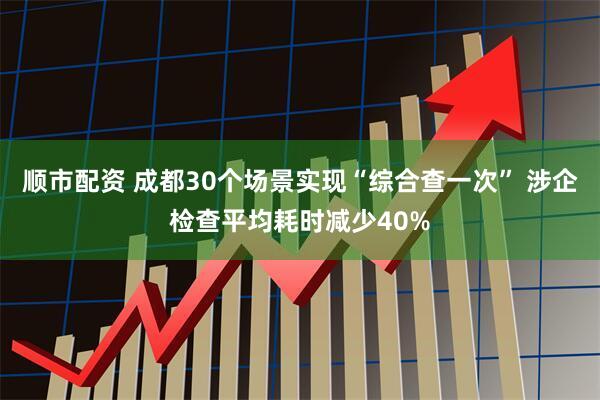 顺市配资 成都30个场景实现“综合查一次” 涉企检查平均耗时减少40%