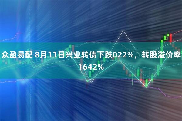众盈易配 8月11日兴业转债下跌022%，转股溢价率1642%